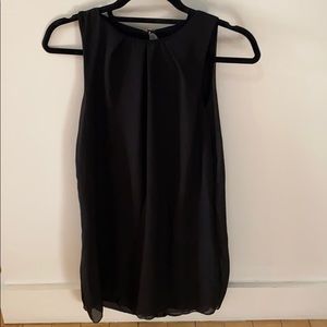 Black Chiffon Bubble Dress OS